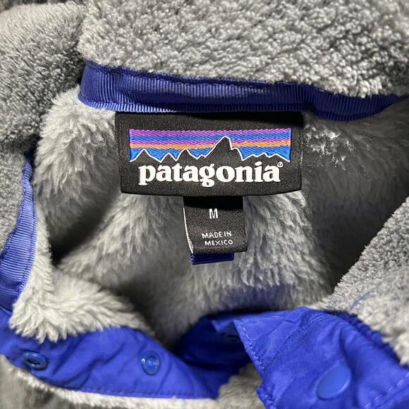 Patagonia Re-Tool Snap T Fleece Jacket Pullover Gray 25442 Polartec Womens Sz M - Picture 3 of 7